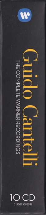 10CD/Coffret Guido Cantelli: The Complete Warner Recordings
