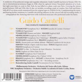 10CD/Coffret Guido Cantelli: The Complete Warner Recordings