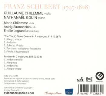 CD Franz Schubert: La Truite : Fantaisie En Ut Mayeur