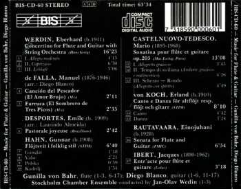 CD Gunilla von Bahr: Music For Flute & Guitar