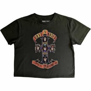 Merch Guns N' Roses: Femmes Crop Top Appetite For Destruction