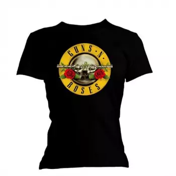 Femmes T-shirt Classic Bullet Logo Guns N' Roses 
