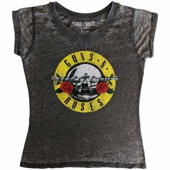Marchandises Guns N' Roses: Guns N' Roses Ladies T-shirt: Classic Logo (burnout) (small) S