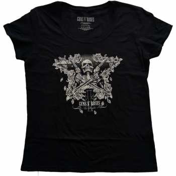 Merch Guns N' Roses: Femmes T-shirt Skeleton Guns 