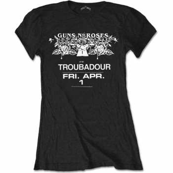 Merch Guns N' Roses: Femmes T-shirt Troubadour Flyer 