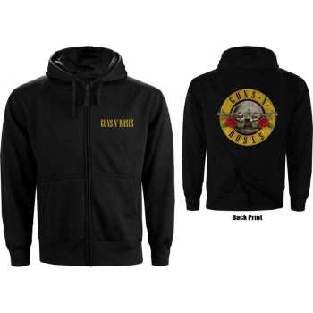 Marchandises Guns N' Roses: Mikina Se Zipem Classic Logo Guns N' Roses  S