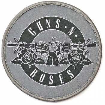 Merch Guns N' Roses: Décoration White Circle Logo Guns N' Roses