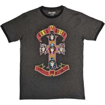 Merch Guns N' Roses: Ringer T-shirt Appetite For Destruction
