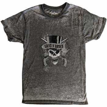 Marchandises Guns N' Roses: Guns N' Roses Unisex T-shirt: Faded Skull (burnout) (small) S
