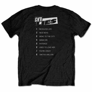 Marchandises Guns N' Roses: Tričko Lies Track List  S
