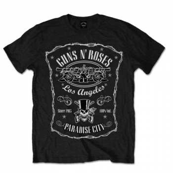 Merch Guns N' Roses: T-shirt Paradise City Label 