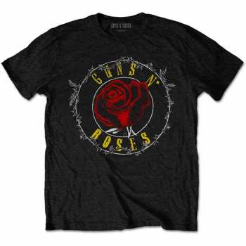 Merch Guns N' Roses: T-shirt Rose Circle Paradise City 
