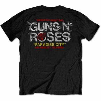 Marchandises Guns N' Roses: Tričko Rose Circle Paradise City  S