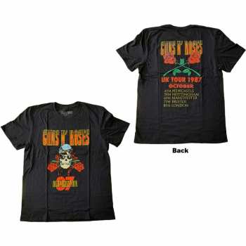 Marchandises Guns N' Roses: Tričko Uk Tour '87  S
