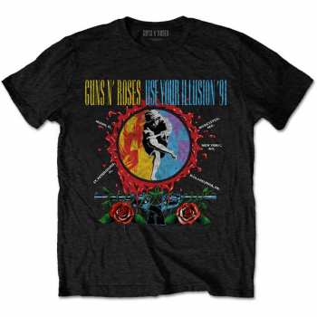 Merch Guns N' Roses: T-shirt Use Your Illusion Circle Splat 