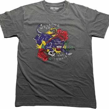 Marchandises Guns N' Roses: Guns N' Roses Unisex T-shirt: Welcome To The Jungle (diamante) (small) S