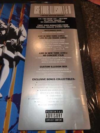 12LP/Coffret/Blu-ray Guns N' Roses: Use Your Illusion I & II DLX | LTD
