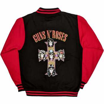 Marchandises Guns N' Roses: Guns N' Roses Unisex Varsity Jacket: Appetite For Destruction (back Print) (small) S