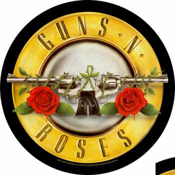 Merch Guns N' Roses: Décoration arrière Bullet Logo Guns N' Roses