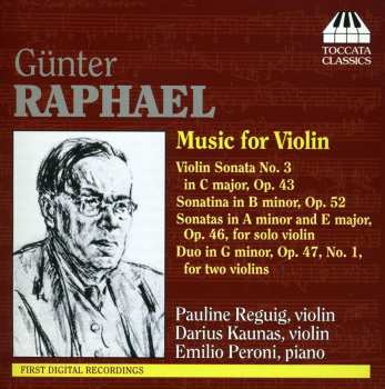 Album Günter Raphael: Music For Violin