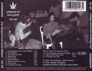CD Gurnemanz: Fair Margaret And Sweet William