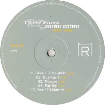 2LP Guru Guru: Three Faces Of Guru Guru 1970 - 2021 CLR