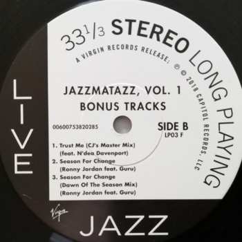 3LP/Coffret Guru: Jazzmatazz Volume: 1 - Deluxe Edition