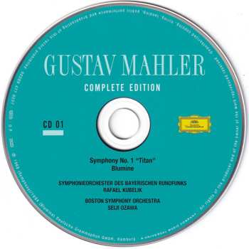18CD/Coffret Gustav Mahler: Gustav Mahler - Complete Edition LTD