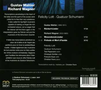 CD Gustav Mahler: Rückert-Lieder | Wesendonck-Lieder | Prélude & Mort d'Isolde