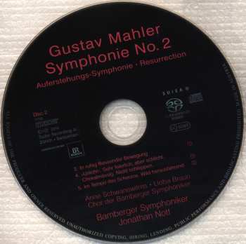 2SACD Gustav Mahler: Symphonie No. 2