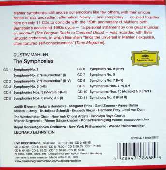 11CD/Coffret Leonard Bernstein: The Symphonies