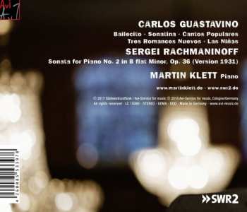 CD Sergei Vasilyevich Rachmaninoff: Guastavino, Rachmaninoff