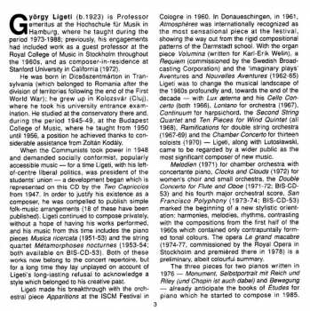 CD György Ligeti: The Complete Piano Music, Volume 1