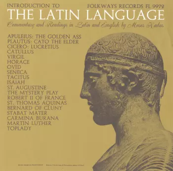 Latin Language: Introduction And Reading In Latin