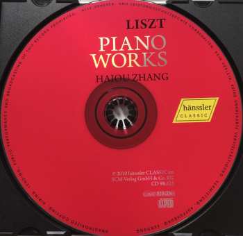 CD Haiou Zhang: Liszt - Piano Works