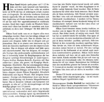 CD Håkan Sund: Magic Of The Moment - Ögonblickets Magi