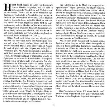 CD Håkan Sund: Magic Of The Moment - Ögonblickets Magi