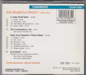 CD Sir Hamilton Harty: A John Field Suite / The Londonderry Air / Handel 'Water Music' Suite / In Ireland 