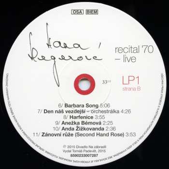 2LP Hana Hegerová: Recital '70 - Live LTD | NUM