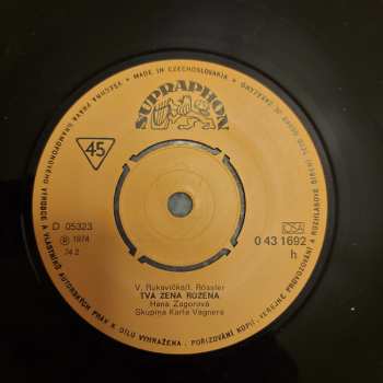 SP Hana Zagorová: Tvá Žena Růžena / Začnou Hrát