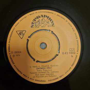 SP Hana Zagorová: Tvá Žena Růžena / Začnou Hrát