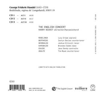 3CD Georg Friedrich Händel: Rodelinda