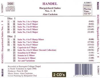 2CD Georg Friedrich Händel: Harpsichord Suites Nos. 1 - 8