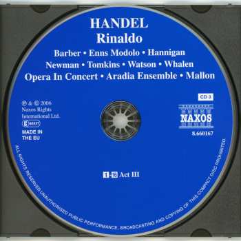 3CD/Coffret Barbara Hannigan: Rinaldo
