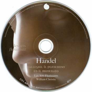 2CD Georg Friedrich Händel: L'Allegro, Il Penseroso Ed Il Moderato