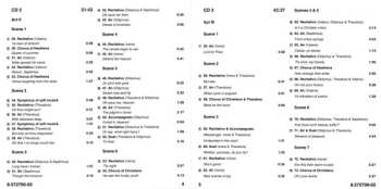3CD Georg Friedrich Händel: Theodora Oratorio