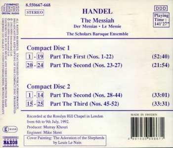 2CD Georg Friedrich Händel: The Messiah (Der Messias • Le Messie)
