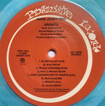 LP Hank Jones Trio: Arigato
