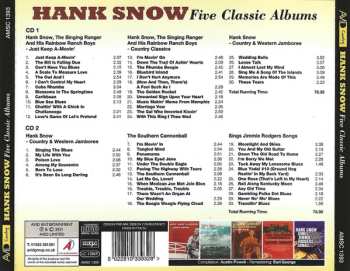 2CD Hank Snow: Five Classic Albums