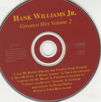 CD Hank Williams Jr.: Greatest Hits Volume 2